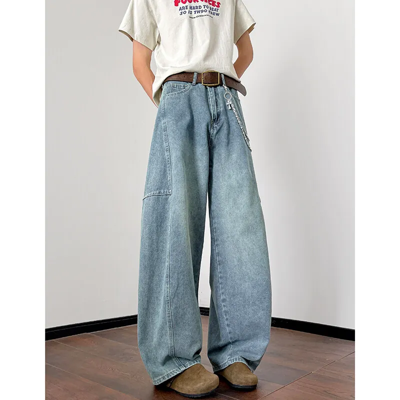 FOMOCE Jeans Unisex Blue-3