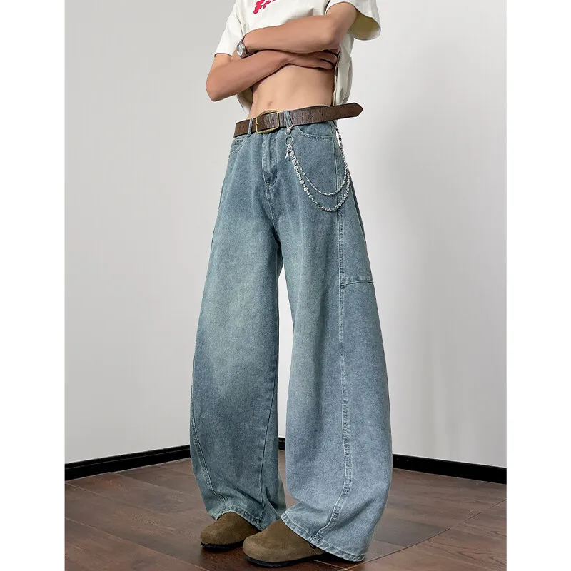 FOMOCE Jeans Unisex Blue-1