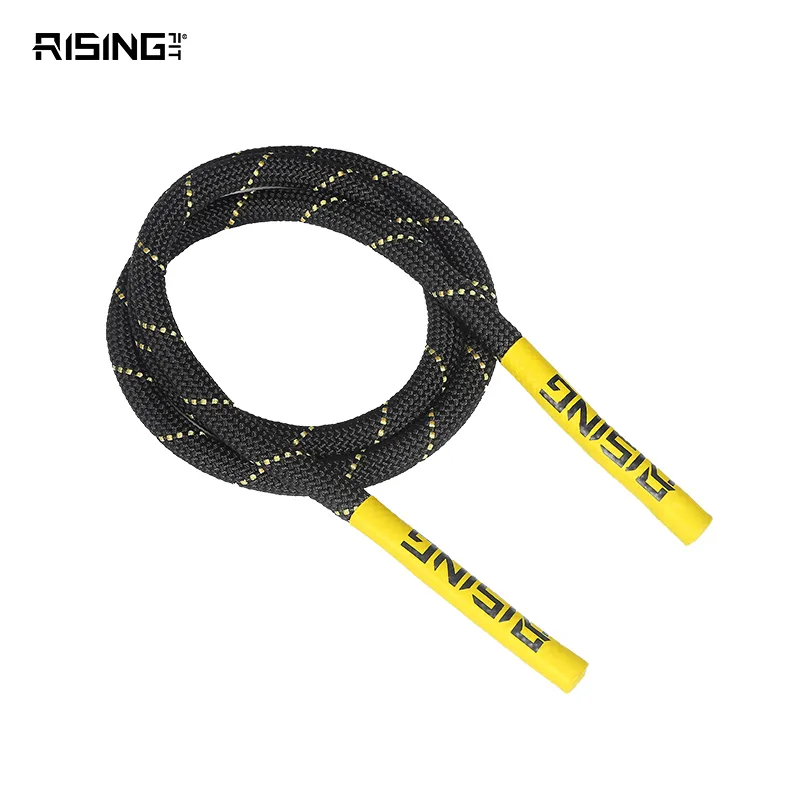 Ruisi Casual Entertainment Non Countable Jump Ropes Adults Woven Rope With Rubber Coating Controller Black-3