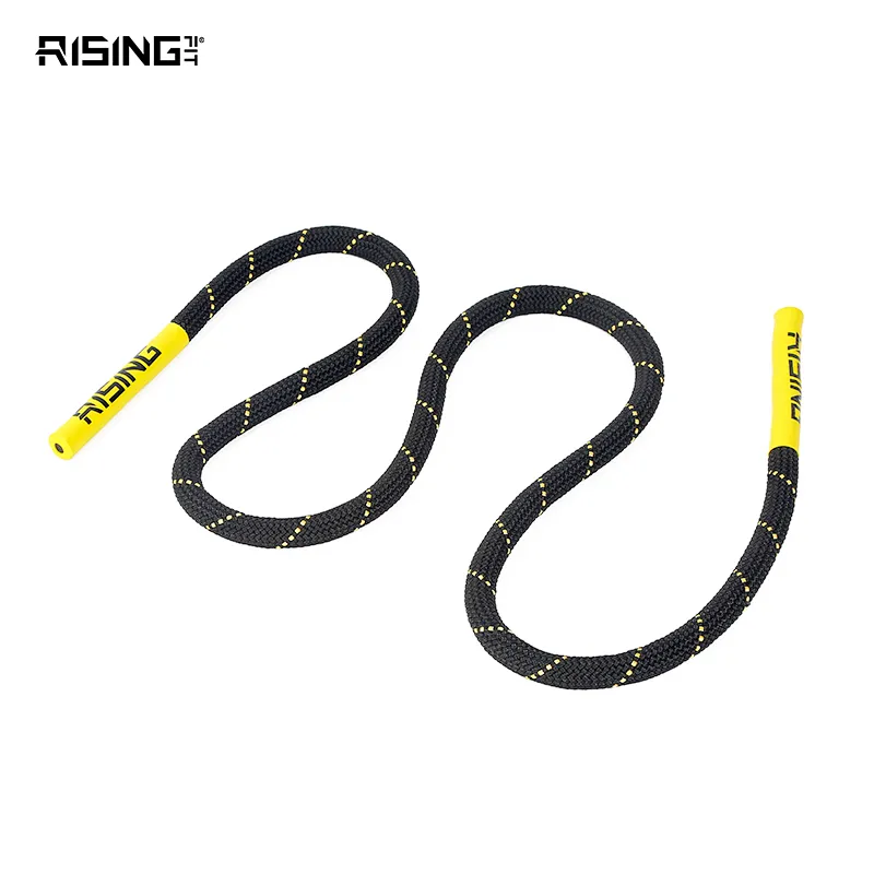 Ruisi Casual Entertainment Non Countable Jump Ropes Adults Woven Rope With Rubber Coating Controller Black-1