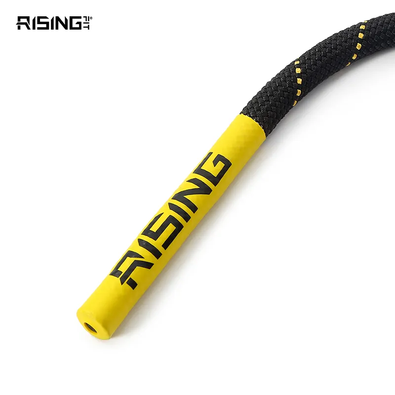 Ruisi Casual Entertainment Non Countable Jump Ropes Adults Woven Rope With Rubber Coating Controller Black-2