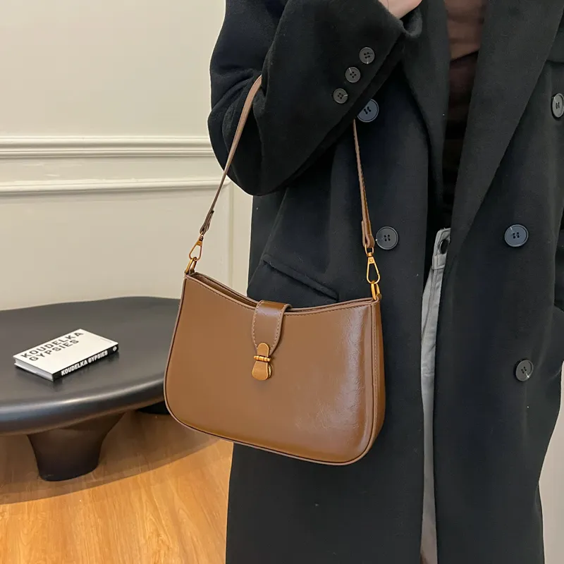 Morellybear PU Crossbody Bag Regular Women's Black/Red/Coffee/Brown-22