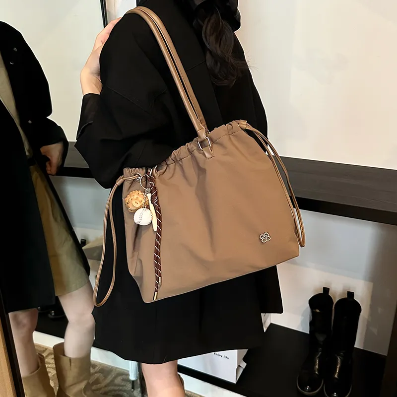 Morellybear PU Handbag, Shoulder Bag Regular Women's Black/White/Brown/Khaki-25