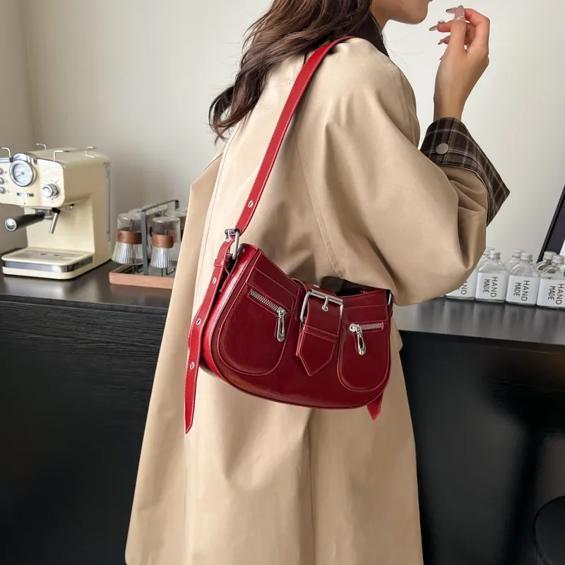 Morellybear PU Shoulder Bag Crossbody Bag Regular Women's Multicolor-9