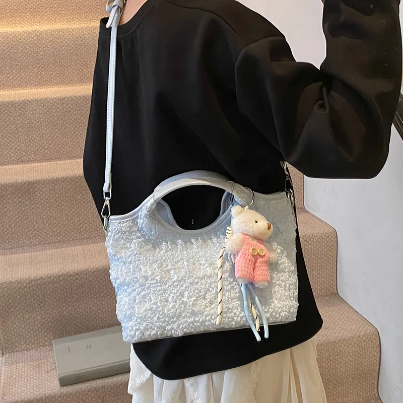 Morellybear PU One Shoulder Handbag Regular Women's Multicolor-11