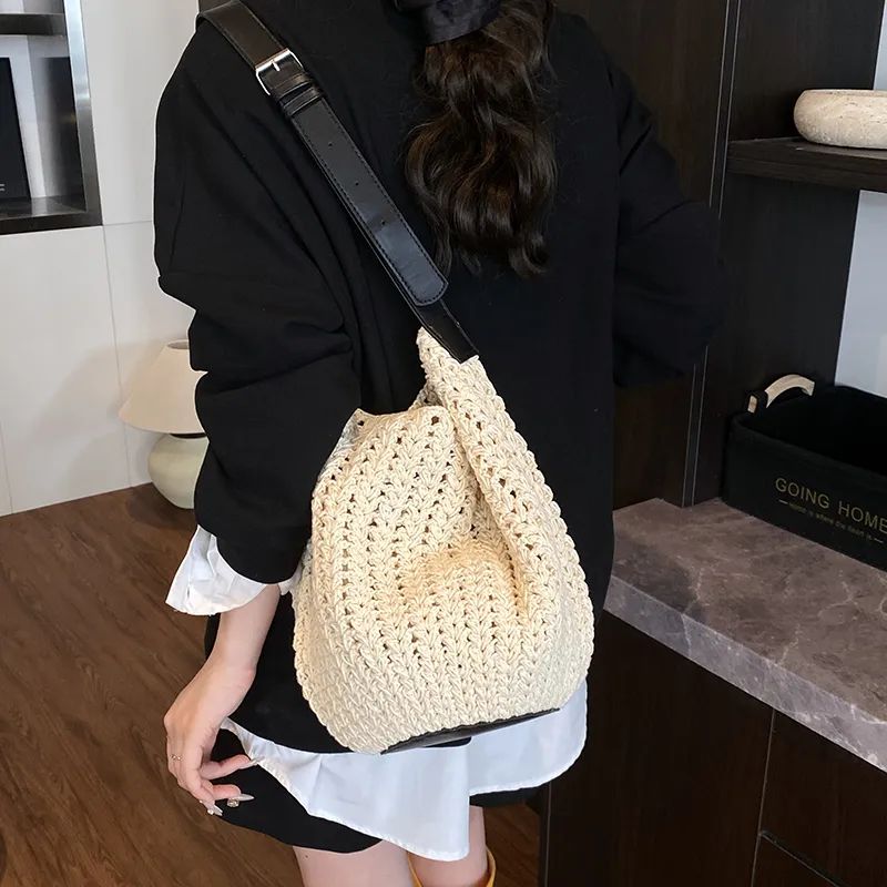 Morellybear PU Shoulder Bag Regular Women's Beige-1
