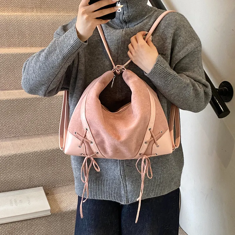 Morellybear PU Crossbody Tote Bag Women's Multicolor-16