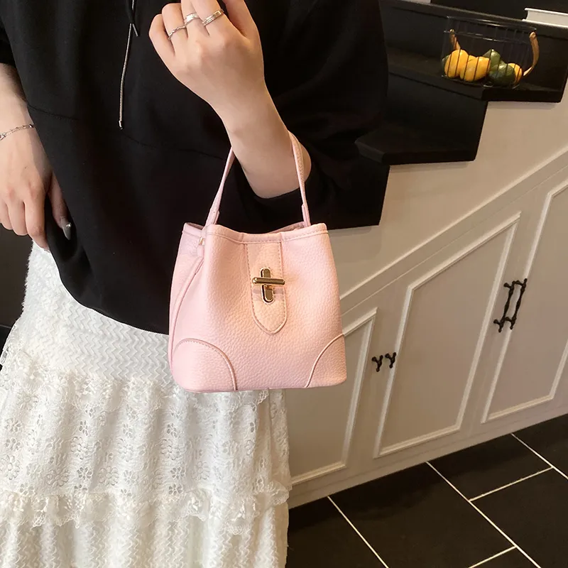 Morellybear PU Crossbody One Shoulder Handbag Women's White/Pink/Yellow/Blue/Black-8