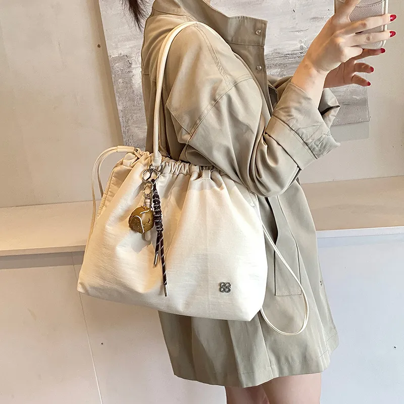 Morellybear PU Handbag, Shoulder Bag Regular Women's Black/White/Brown/Khaki-11