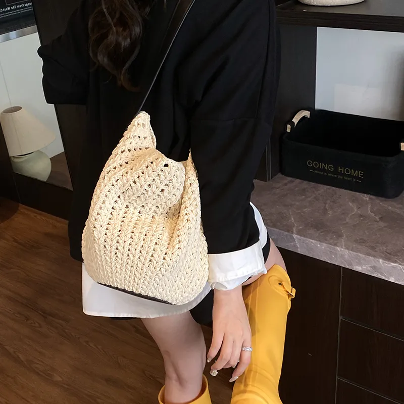 Morellybear PU Shoulder Bag Regular Women's Beige-3