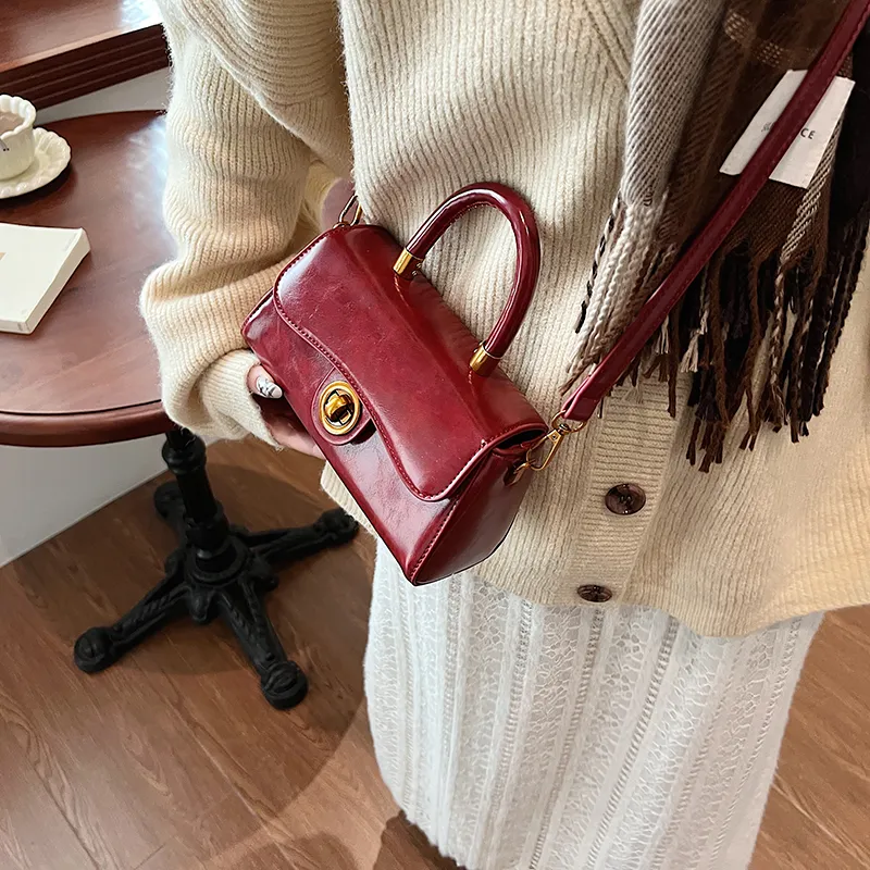 Morellybear PU Crossbody One Shoulder Handbag Women's Multicolor-9