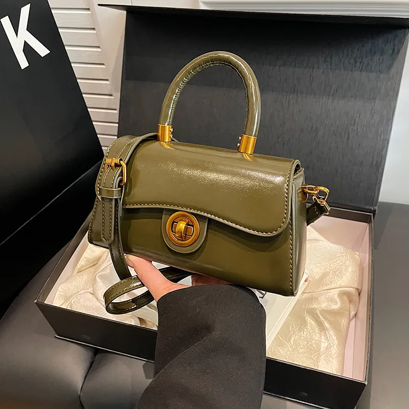 Morellybear PU Crossbody One Shoulder Handbag Women's Multicolor-24