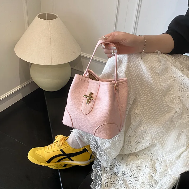 Morellybear PU Crossbody One Shoulder Handbag Women's White/Pink/Yellow/Blue/Black-12