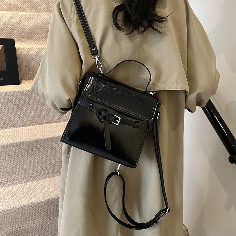 Morellybear PU Double Shoulder Crossbody Handbag Regular Women's Multicolor-4