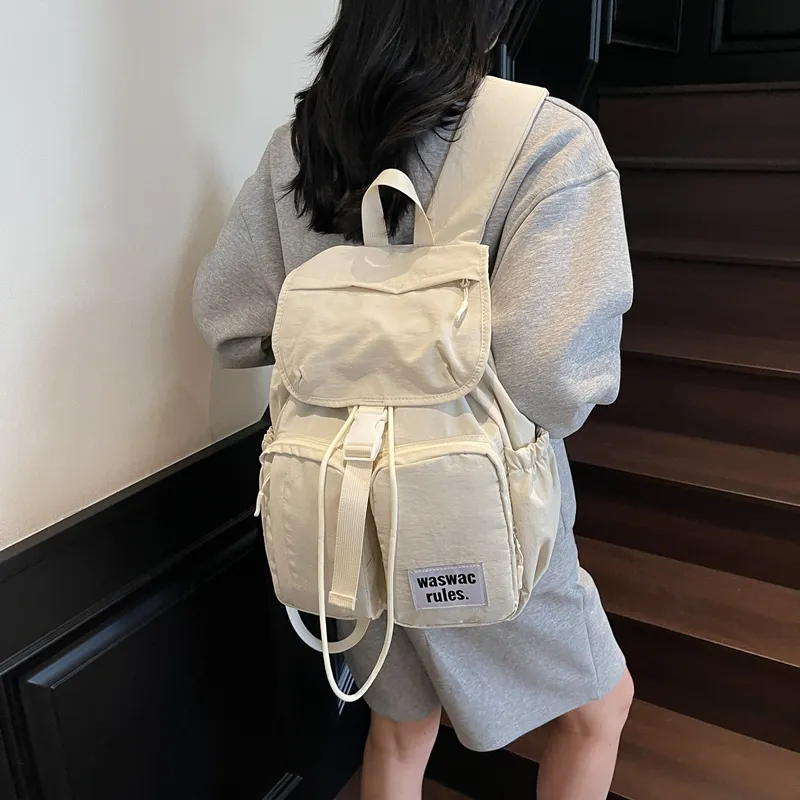 Morellybear Fabric Backpack Women's Multicolor-11