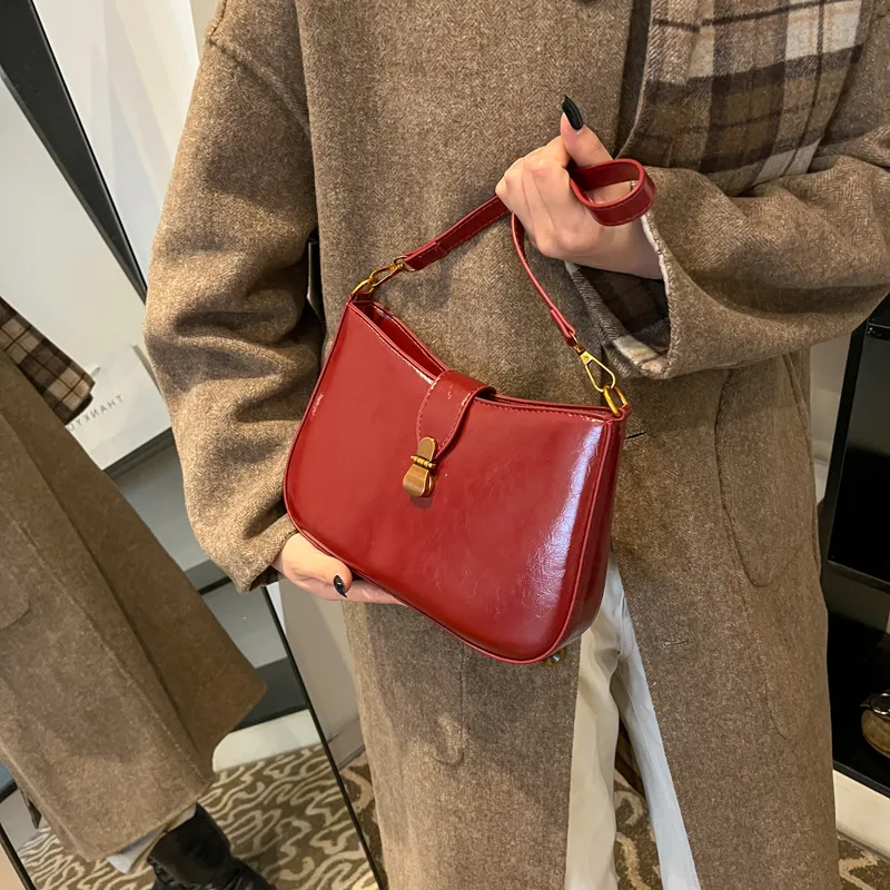 Morellybear PU Crossbody Bag Regular Women's Black/Red/Coffee/Brown-8