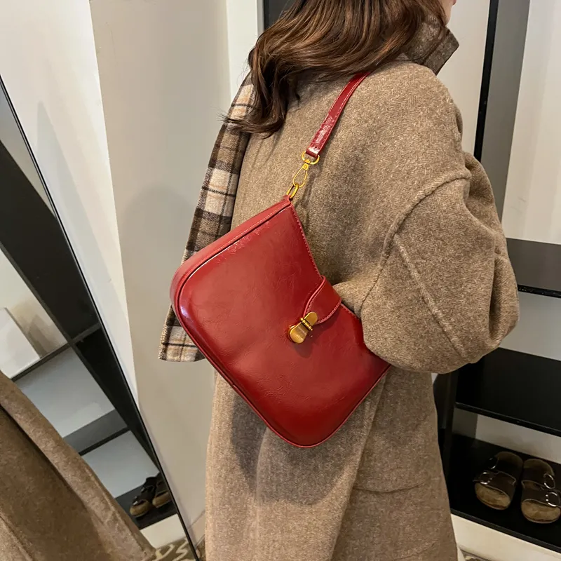 Morellybear PU Crossbody Bag Regular Women's Black/Red/Coffee/Brown-7