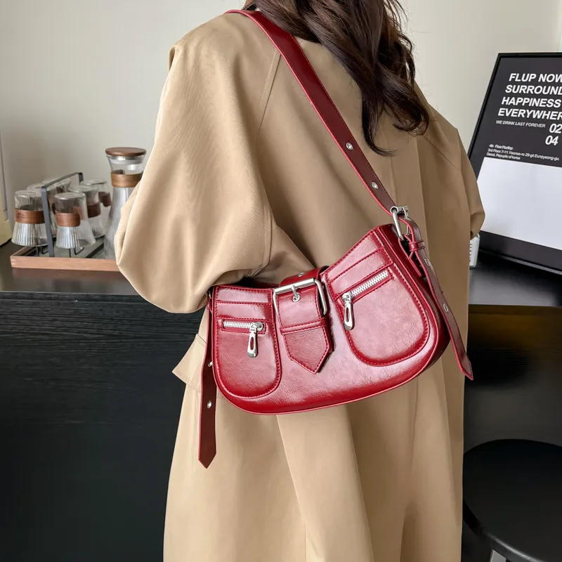 Morellybear PU Shoulder Bag Crossbody Bag Regular Women's Multicolor-10