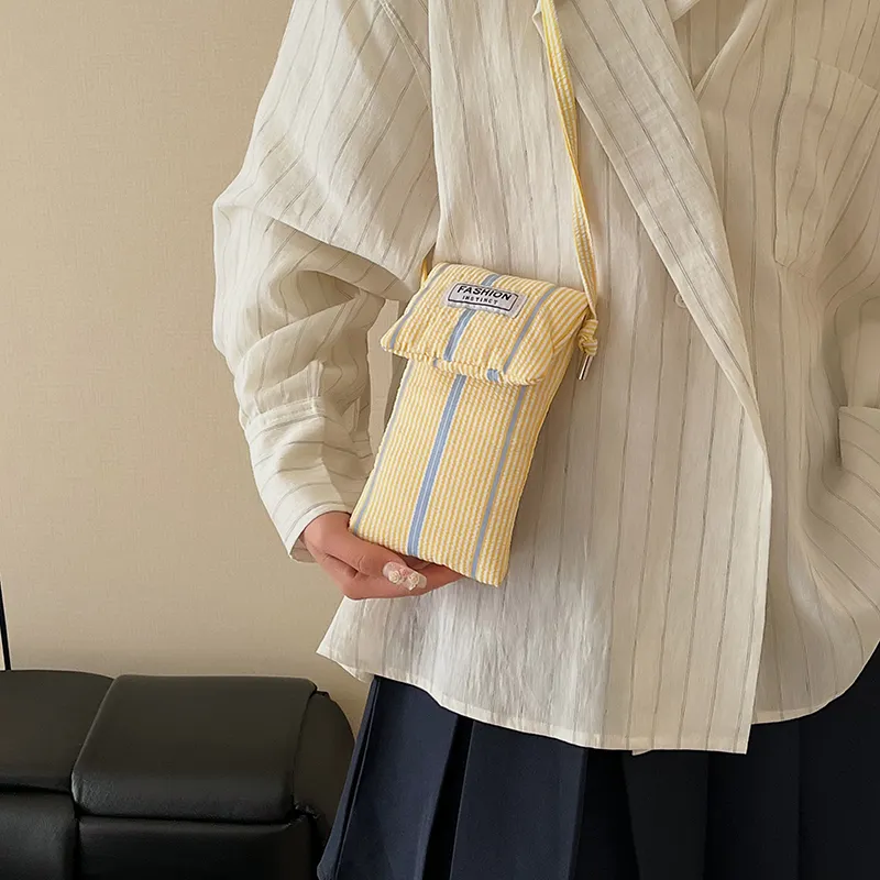 Morellybear Polyester Crossbody Bag Women's Pink/Blue/Yellow-15