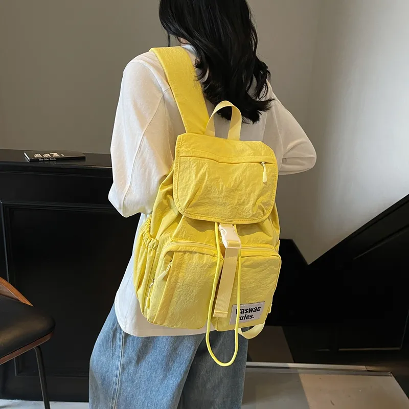 Morellybear Fabric Backpack Women's Multicolor-27