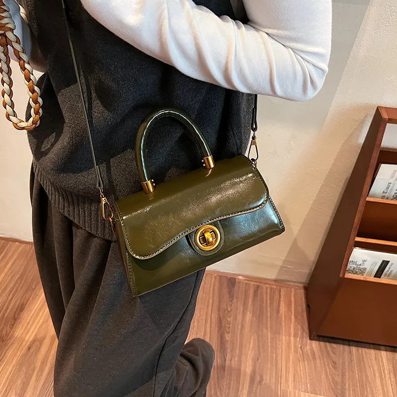 Morellybear PU Crossbody One Shoulder Handbag Women's Multicolor-26