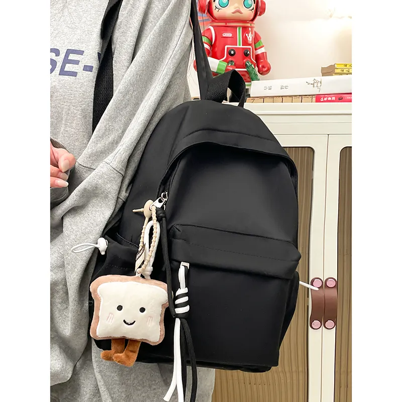 Morellybear Nylon Backpack Regular Women's Yellow/Green/White/Pink/Black-18