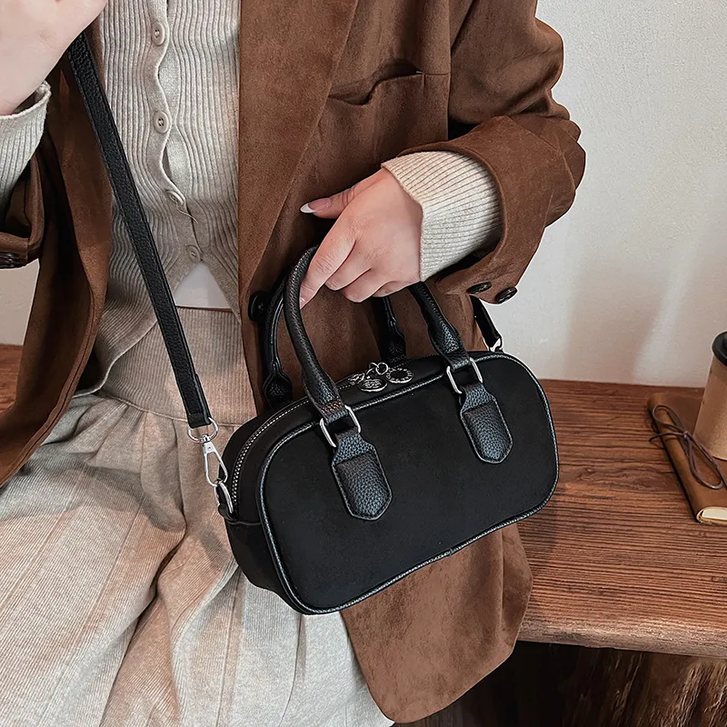 Morellybear PU Crossbody One Shoulder Handbag Women's Coffee/Khaki/Black/Red-13