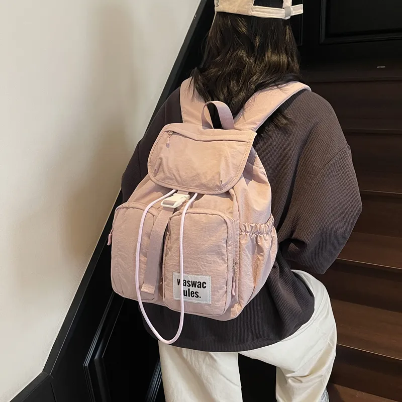 Morellybear Fabric Backpack Women's Multicolor-33