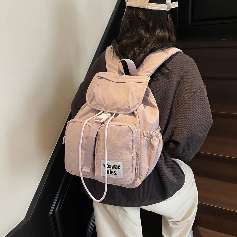 Morellybear Fabric Backpack Women's Multicolor-34