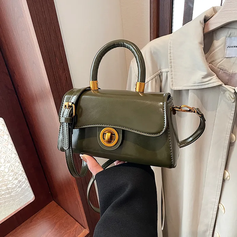 Morellybear PU Crossbody One Shoulder Handbag Women's Multicolor-23