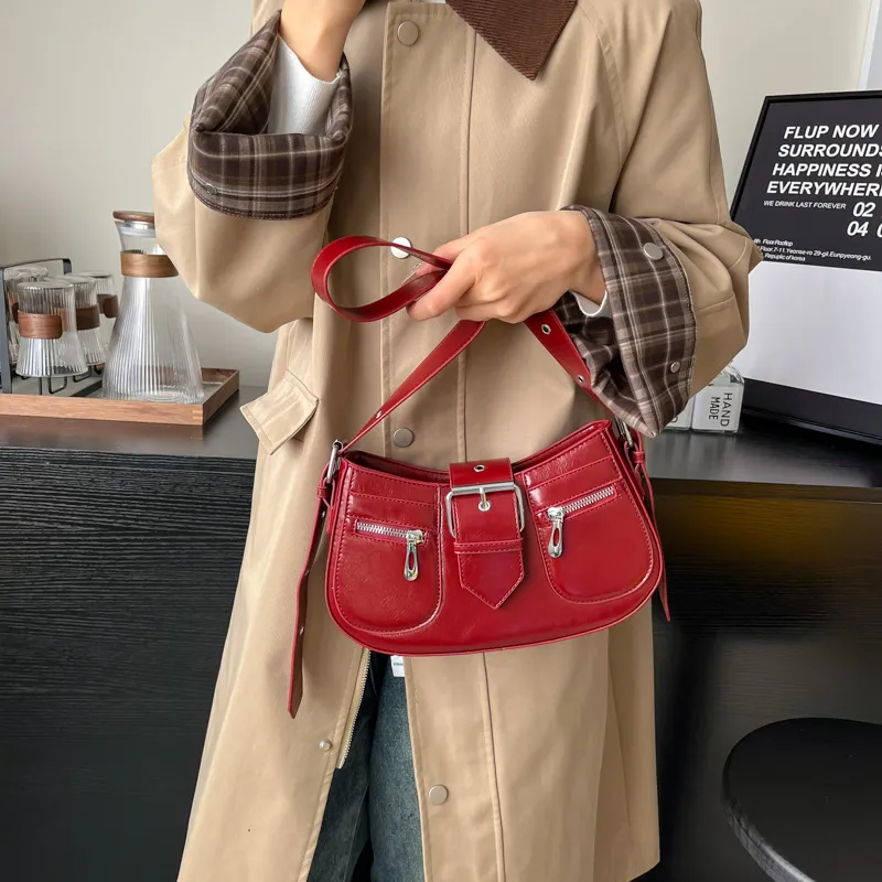Morellybear PU Shoulder Bag Crossbody Bag Regular Women's Multicolor-11