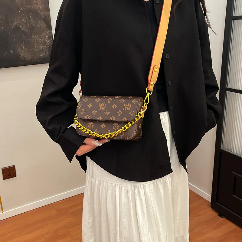 Morellybear PVC Crossbody Bag Women's Multicolor/Coffee-8