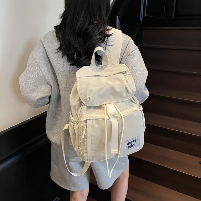 Morellybear Fabric Backpack Women's Multicolor-13