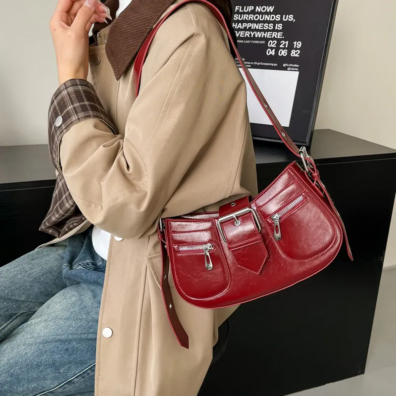 Morellybear PU Shoulder Bag Crossbody Bag Regular Women's Multicolor-12