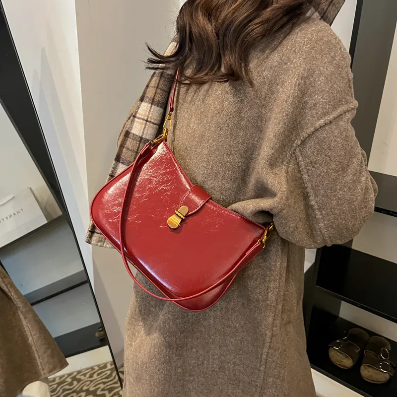 Morellybear PU Crossbody Bag Regular Women's Black/Red/Coffee/Brown-10