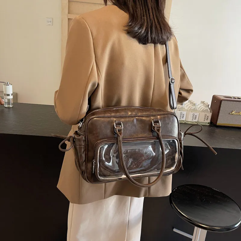 Morellybear PU Handbag Regular Women's Multicolor-16