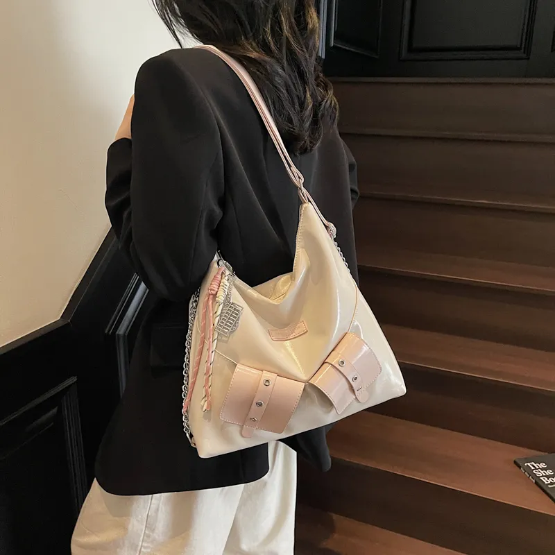 Morellybear PU Shoulder Bag Women's Multicolor-32