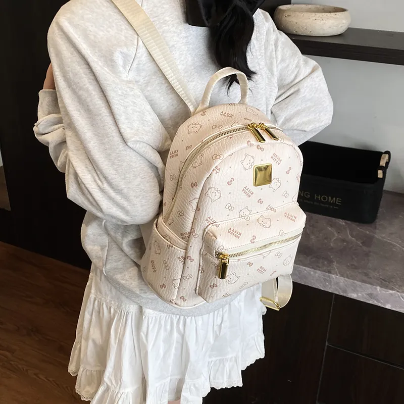 Morellybear PU Backpack Women's Multicolor-19
