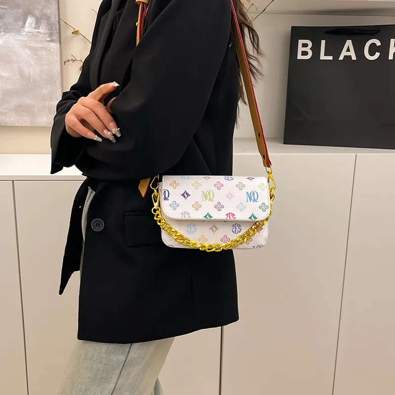 Morellybear PVC Crossbody Bag Women's Multicolor/Coffee-6