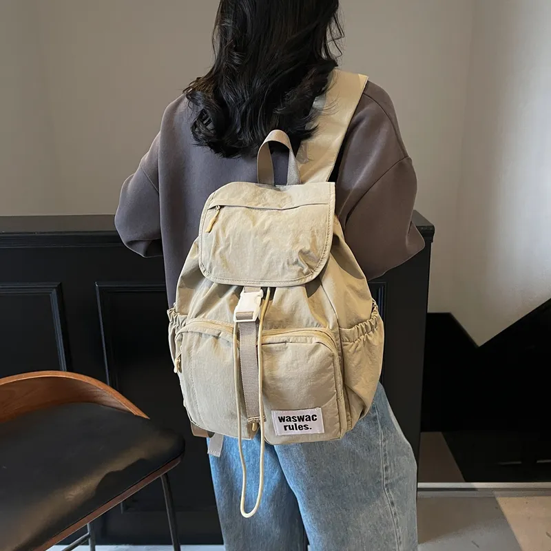Morellybear Fabric Backpack Women's Multicolor-36