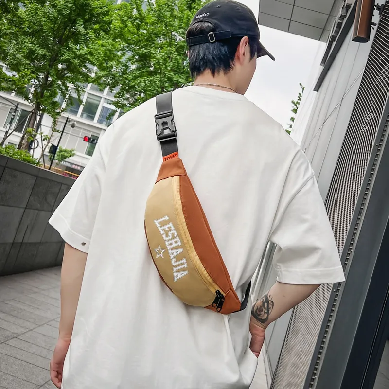 Morellybear Nylon Sling Bag Unisex-4