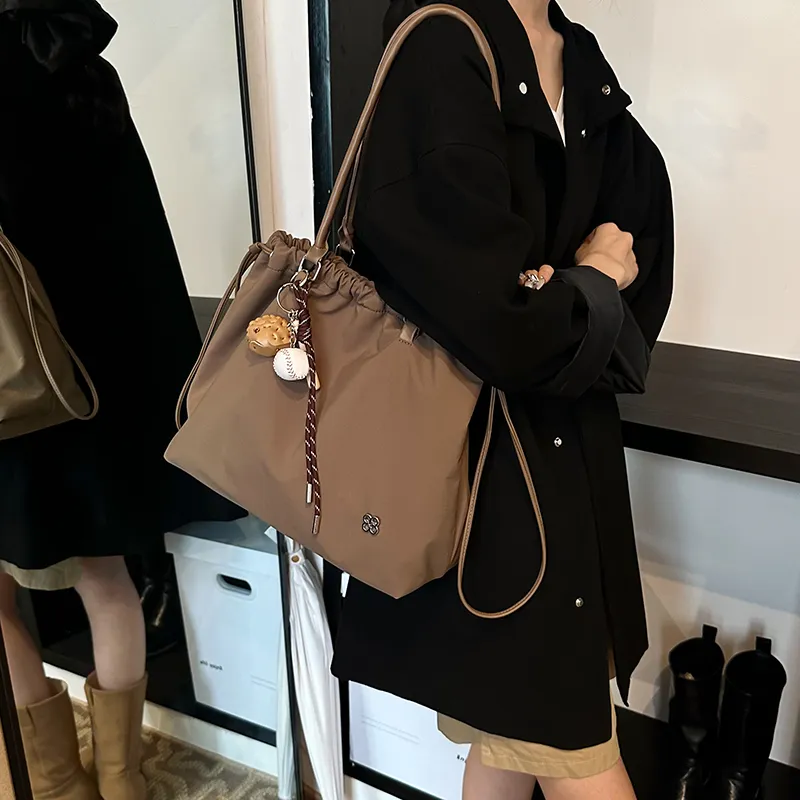 Morellybear PU Handbag, Shoulder Bag Regular Women's Black/White/Brown/Khaki-26