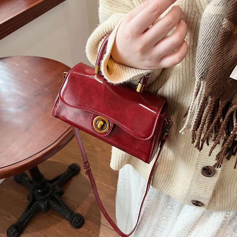 Morellybear PU Crossbody One Shoulder Handbag Women's Multicolor-11