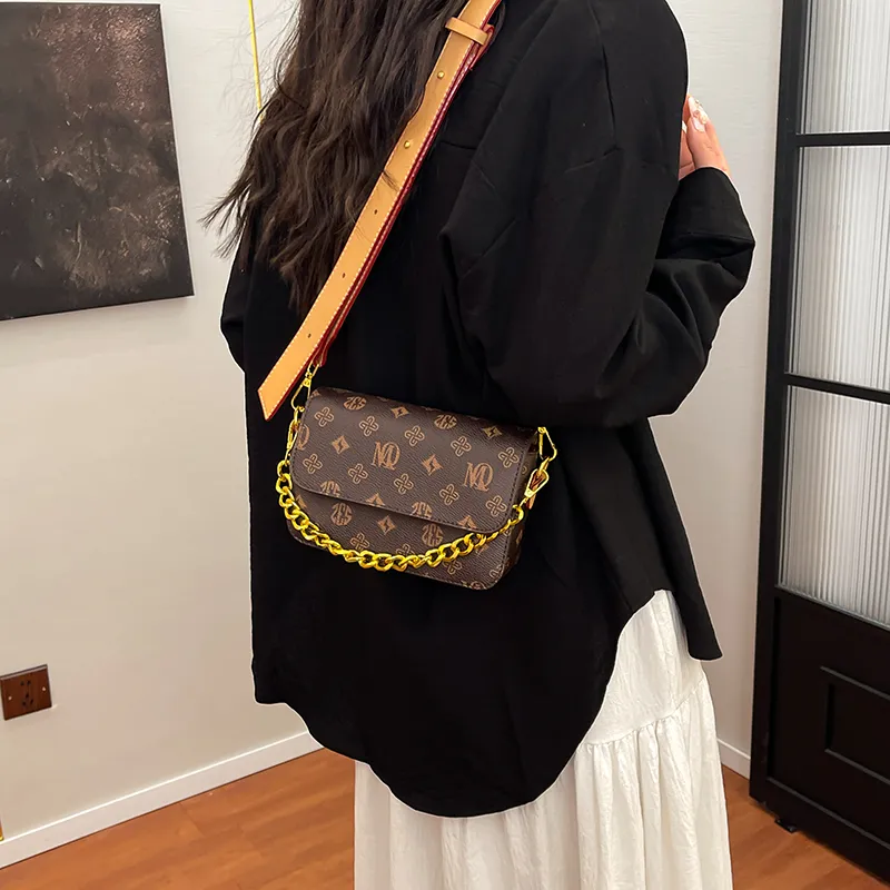 Morellybear PVC Crossbody Bag Women's Multicolor/Coffee-11