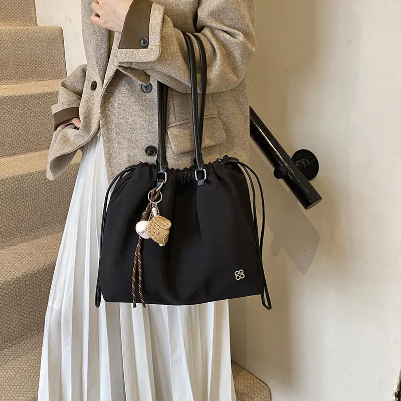 Morellybear PU Handbag, Shoulder Bag Regular Women's Black/White/Brown/Khaki-4