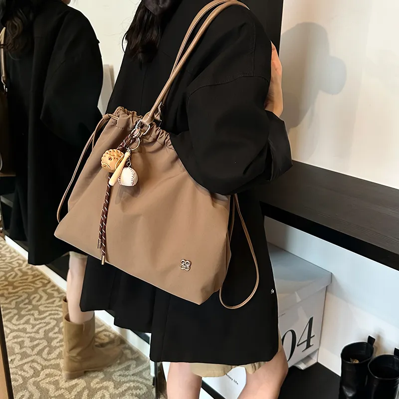 Morellybear PU Handbag, Shoulder Bag Regular Women's Black/White/Brown/Khaki-27
