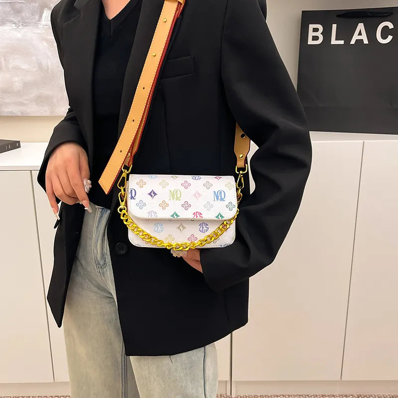 Morellybear PVC Crossbody Bag Women's Multicolor/Coffee-5
