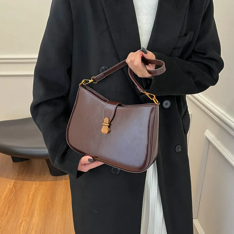 Morellybear PU Crossbody Bag Regular Women's Black/Red/Coffee/Brown-16
