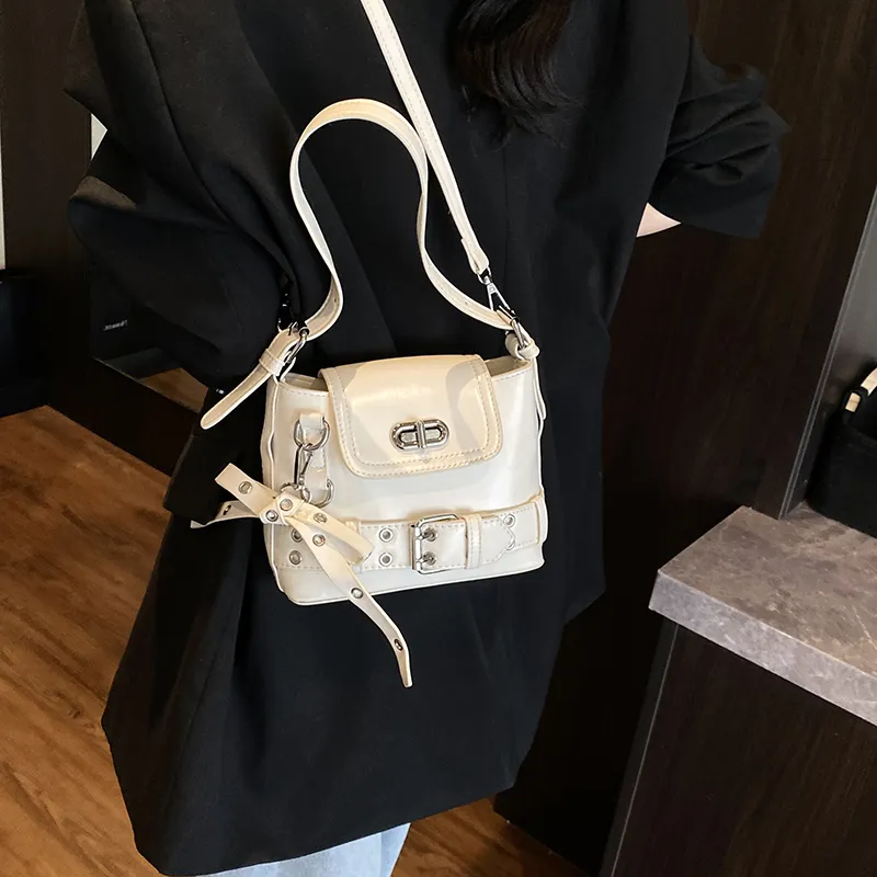 Morellybear PU Crossbody Regular Women's Pink/White/Yellow/Black/Blue-13