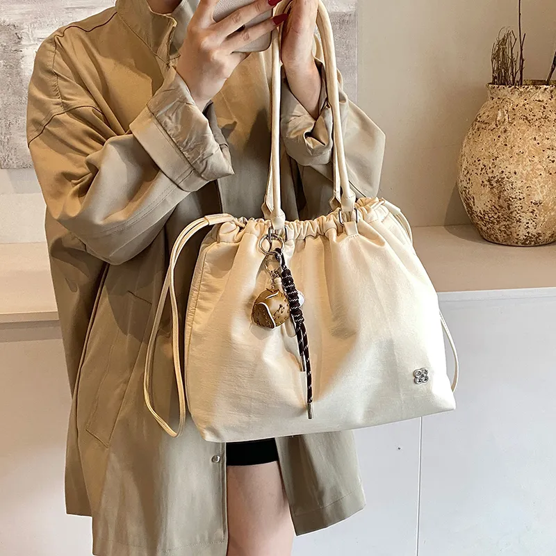 Morellybear PU Handbag, Shoulder Bag Regular Women's Black/White/Brown/Khaki-8